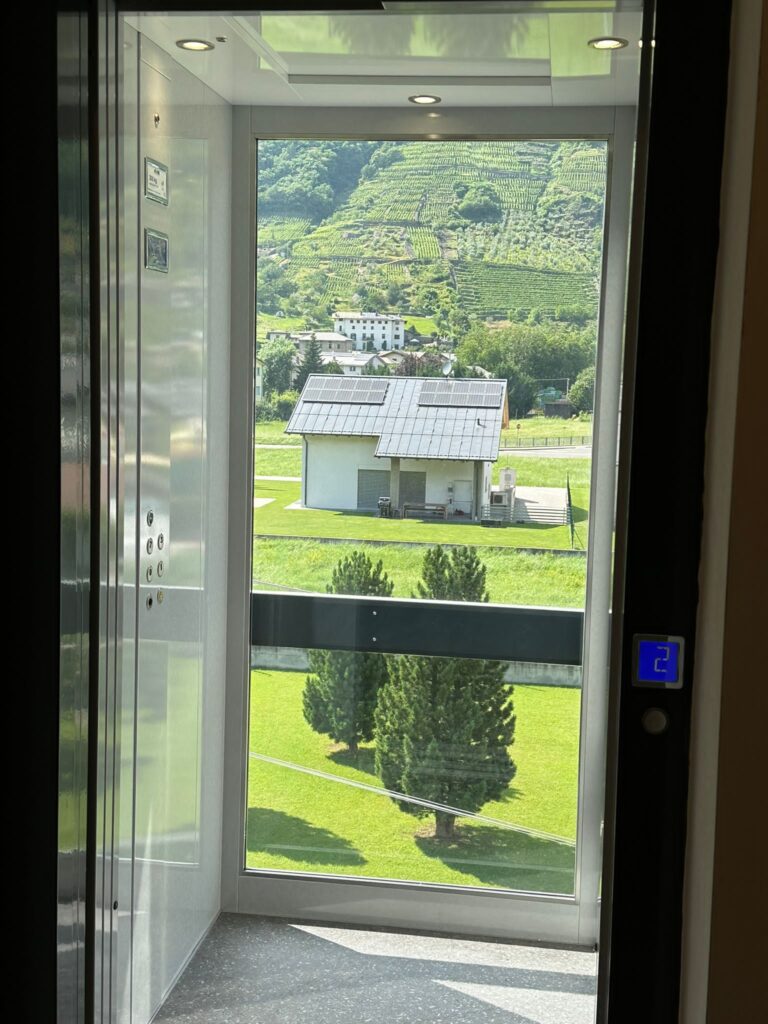 piattaforma elevatrice vista